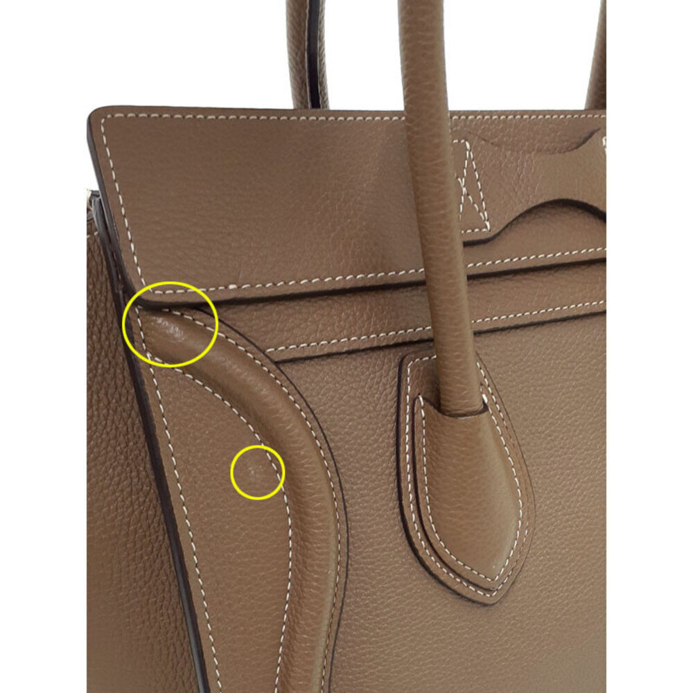 Celine Luggage Shopper 2way Handbag calfskin leather - Picture 9 of 9